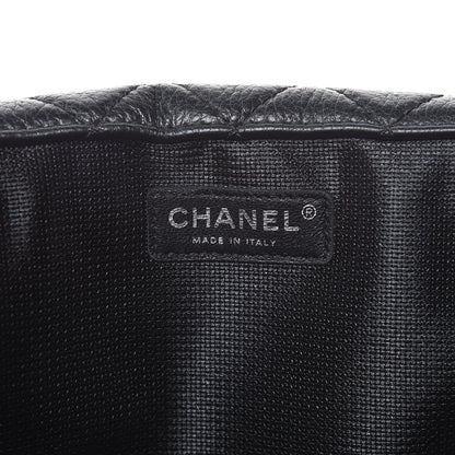 Chanel Calfskin Quilted XXL Travel Flap Bag Black 6 of 7