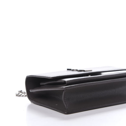 Saint Laurent Calfskin Monogram Sunset Chain Wallet Earth 7 of 11