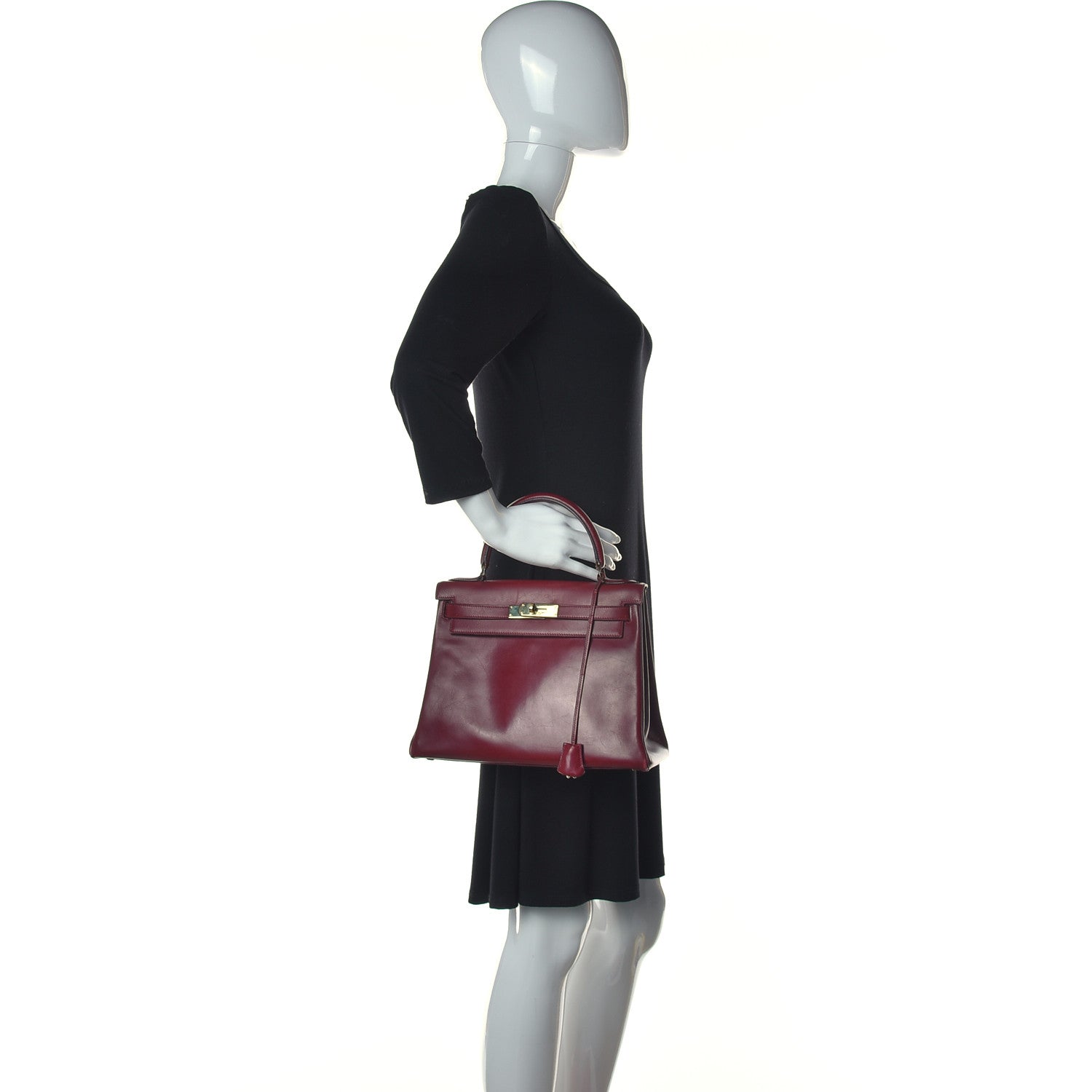 Hermes Box Kelly Retourne 28 Rouge H 2 of 16
