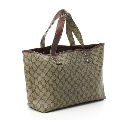 Gucci GG Plus Monogram Medium Signature Web Loop Tote Brown 3 of 10