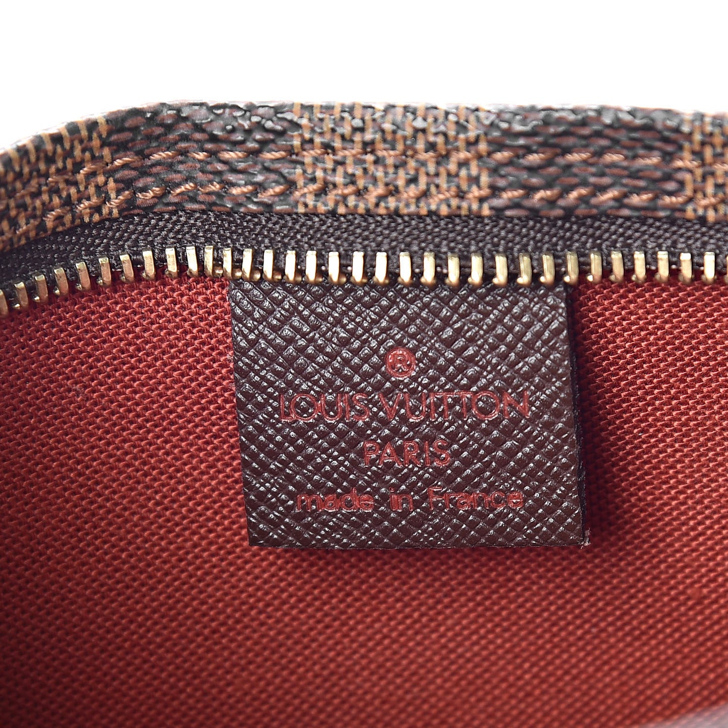 Damier Ebene Trousse Make Up Bag Pochette
