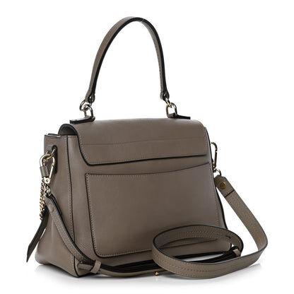 Chloe Calfskin Small Faye Day Shoulder Bag Motty Grey 3 of 10
