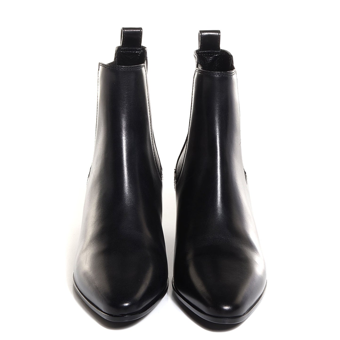Smooth Calfskin Rock Chelsea Boots 36 Black