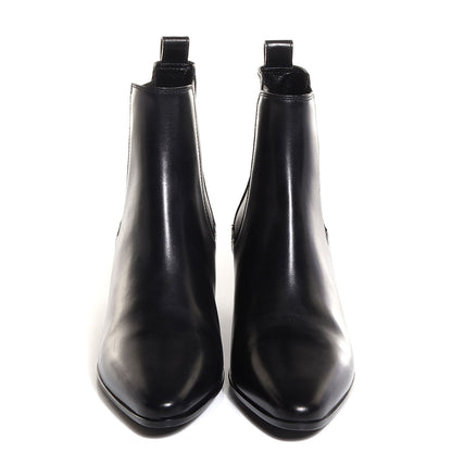 Saint Laurent Smooth Calfskin Rock Chelsea Boots 36 Black 2 of 7