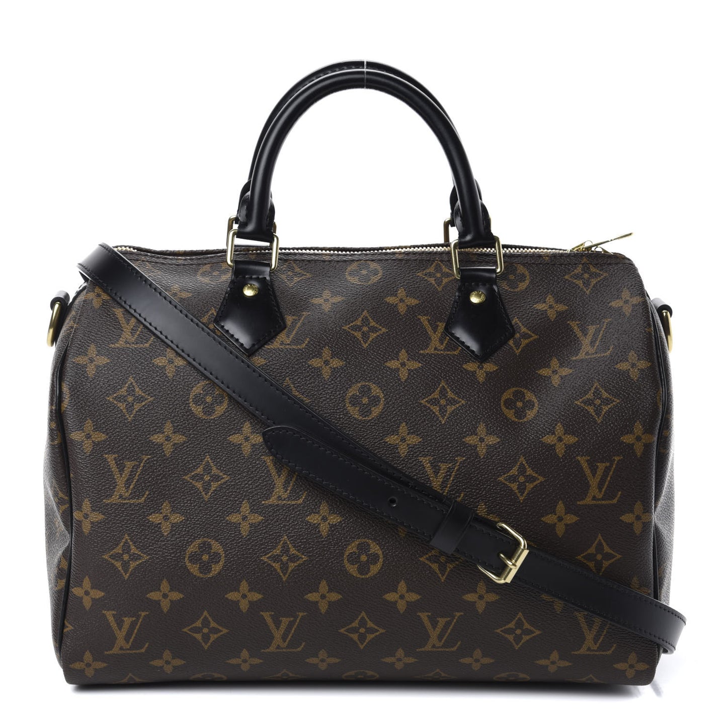 Monogram My World Tour Speedy Bandouliere 30 Black