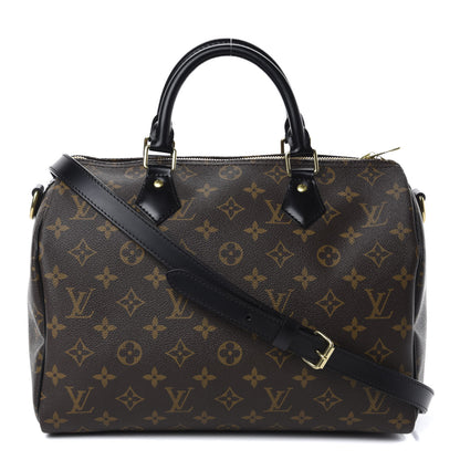 Louis Vuitton Monogram My World Tour Speedy Bandouliere 30 Black 1 of 10