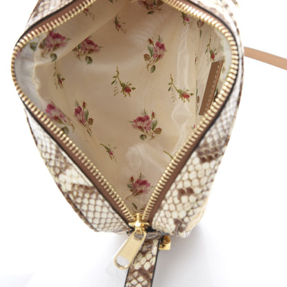 Gucci Raffia Elaphe Mini Ophidia Shoulder Bag Natural Cream Brown 6 of 12