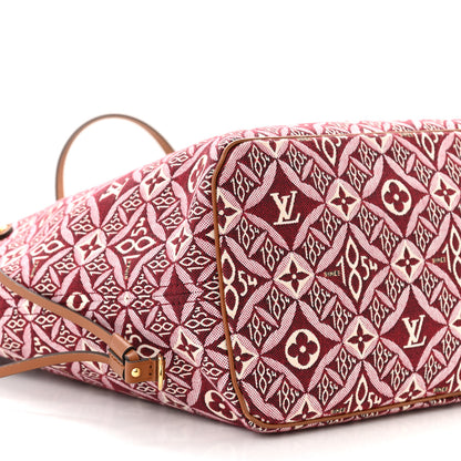 Louis Vuitton Jacquard Since 1854 Neverfull MM Bordeaux 8 of 9