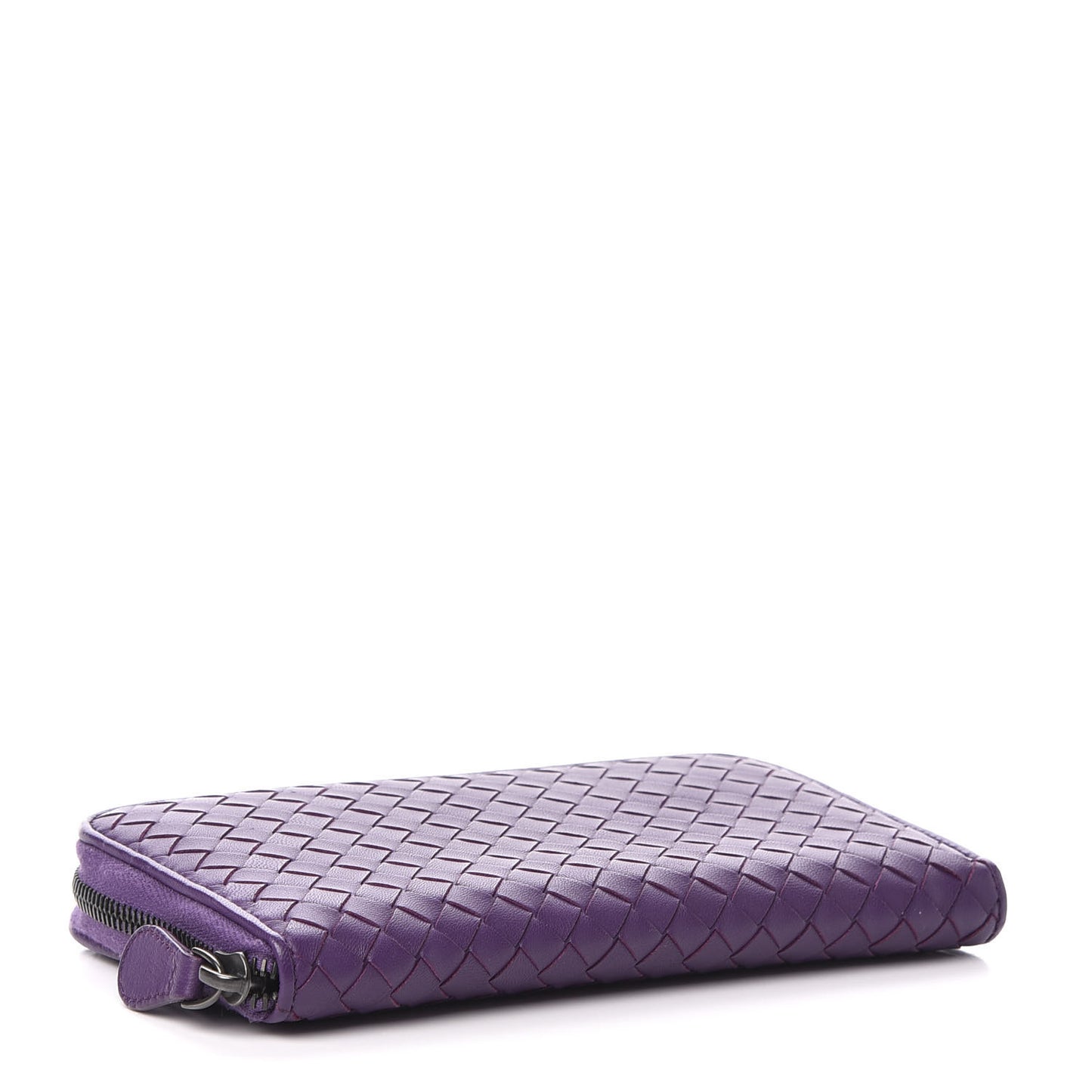 Nappa Intrecciato Zip Around Wallet Monalisa