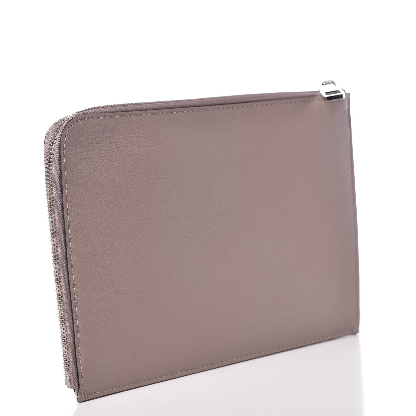 Veau Cachemire Zip Pouch Galet