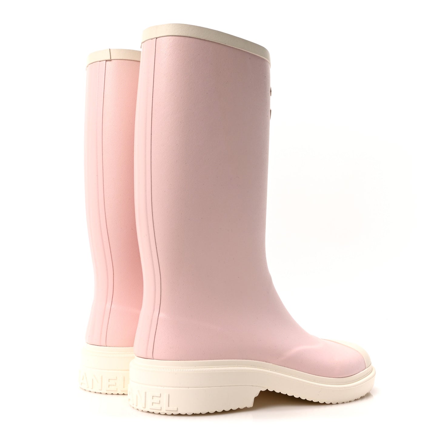 Caoutchouk CC High Boots 41 Light Pink White