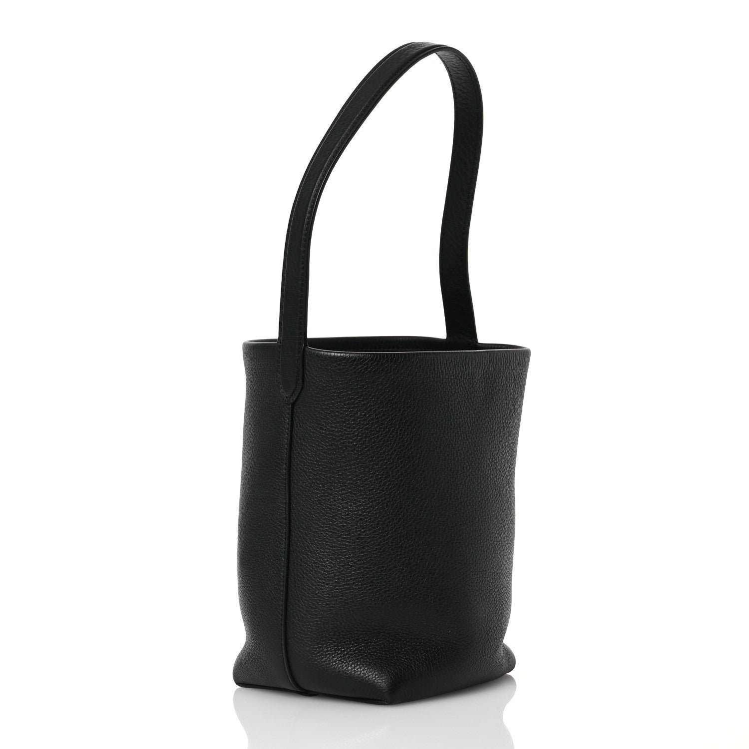 The Row Grained Calfskin Small N/S Park Tote Black 3 of 12