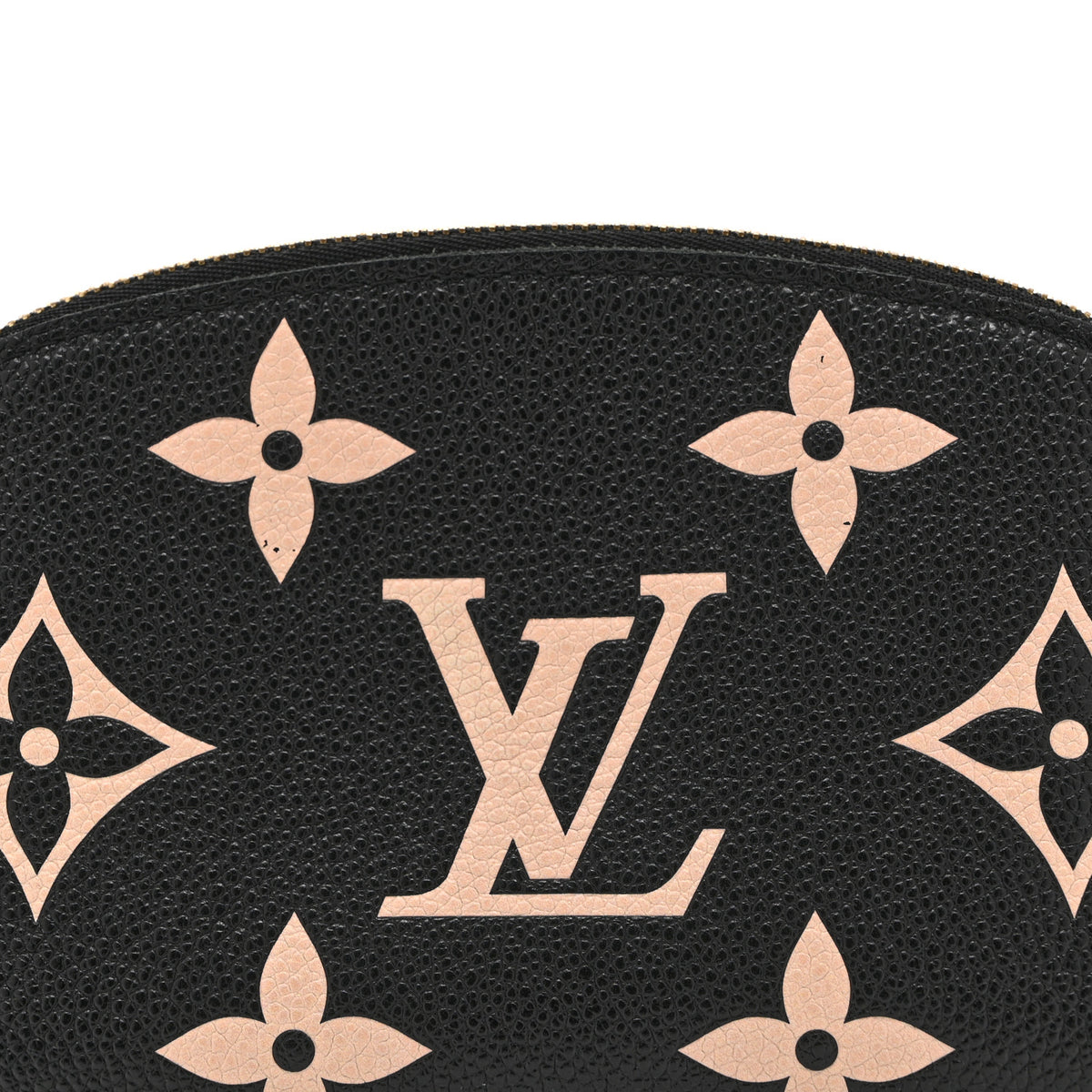 Empreinte Monogram Giant Cosmetic Pouch Black Beige