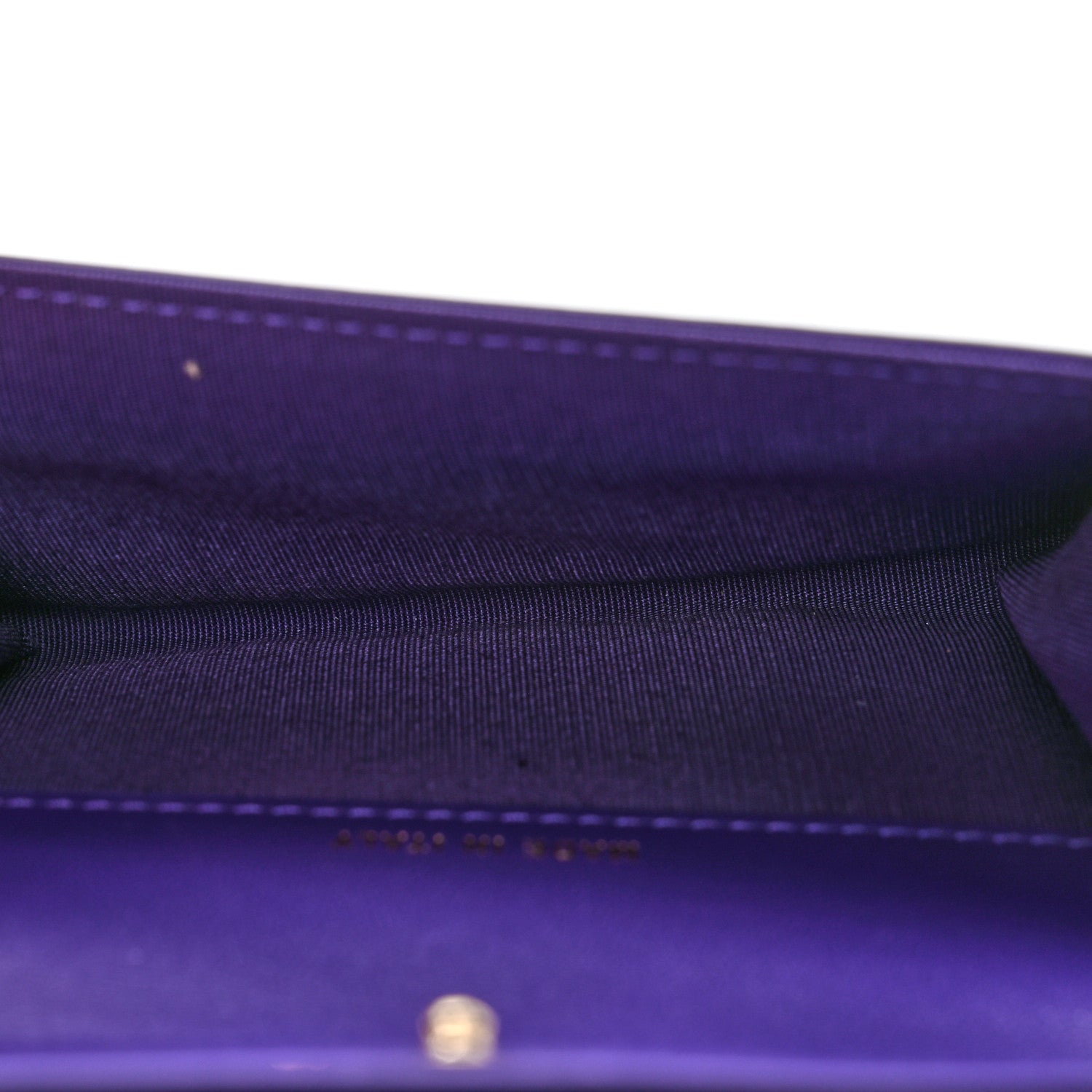 Chanel Lambskin Quilted Boy Flap Card Holder Purple 5 of 8