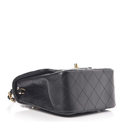 Chanel Lambskin Quilted Mini Square Flap Black 4 of 10