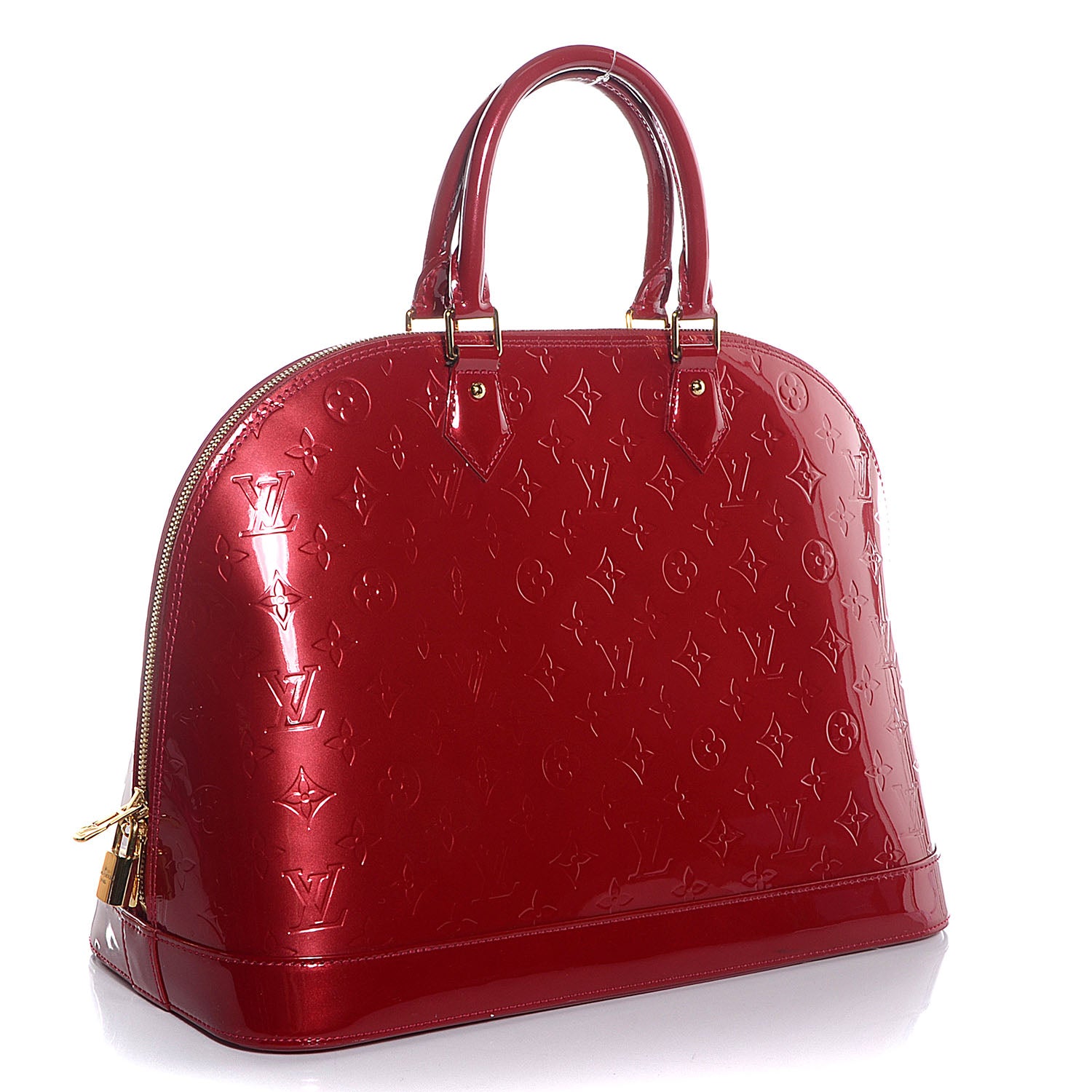Louis Vuitton Vernis Alma GM Pomme D'Amour 3 of 7