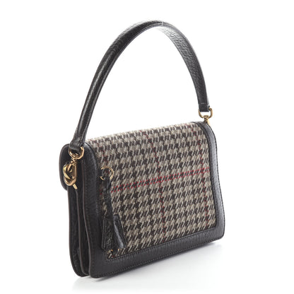 Prada Tweed Sound Shoulder Bag Ebano 3 of 9