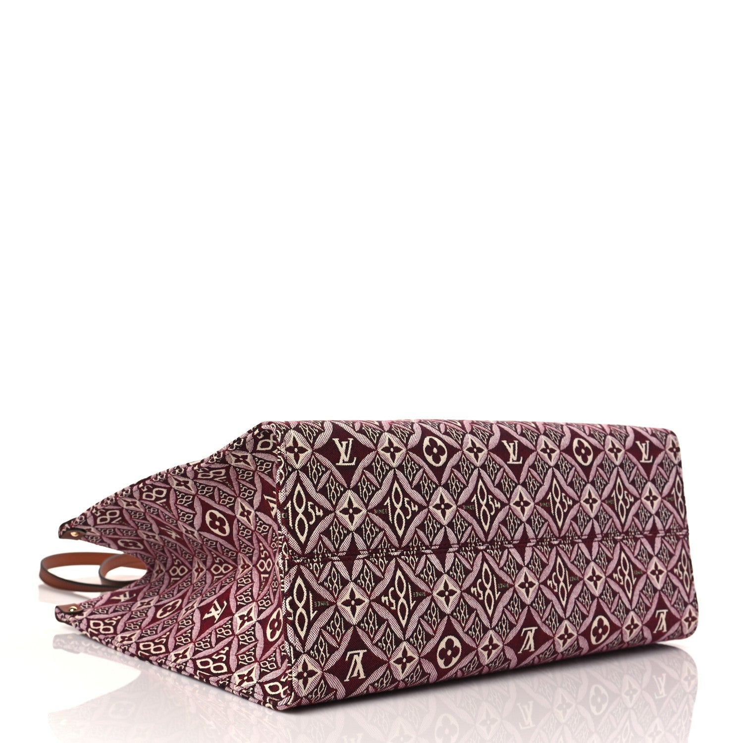 Louis Vuitton Jacquard Since 1854 Onthego GM Bourdeaux 3 of 9