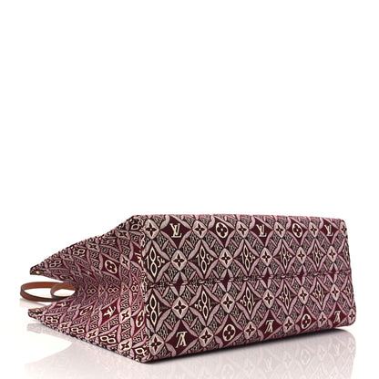 Louis Vuitton Jacquard Since 1854 Onthego GM Bourdeaux 3 of 9