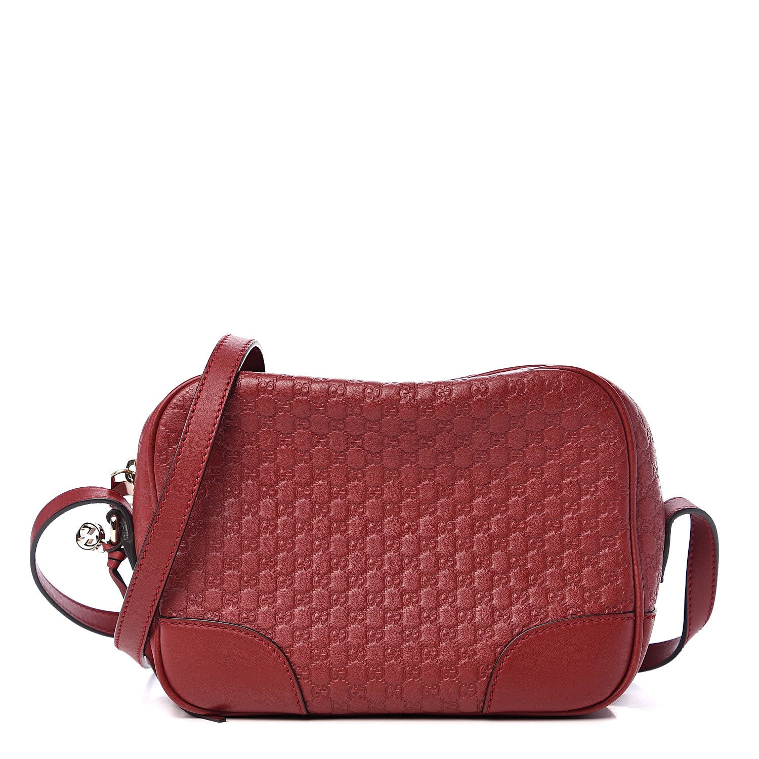 Gucci Microguccissima Mini Bree Messenger Bag Red 1 of 9