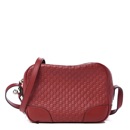 Gucci Microguccissima Mini Bree Messenger Bag Red 1 of 9