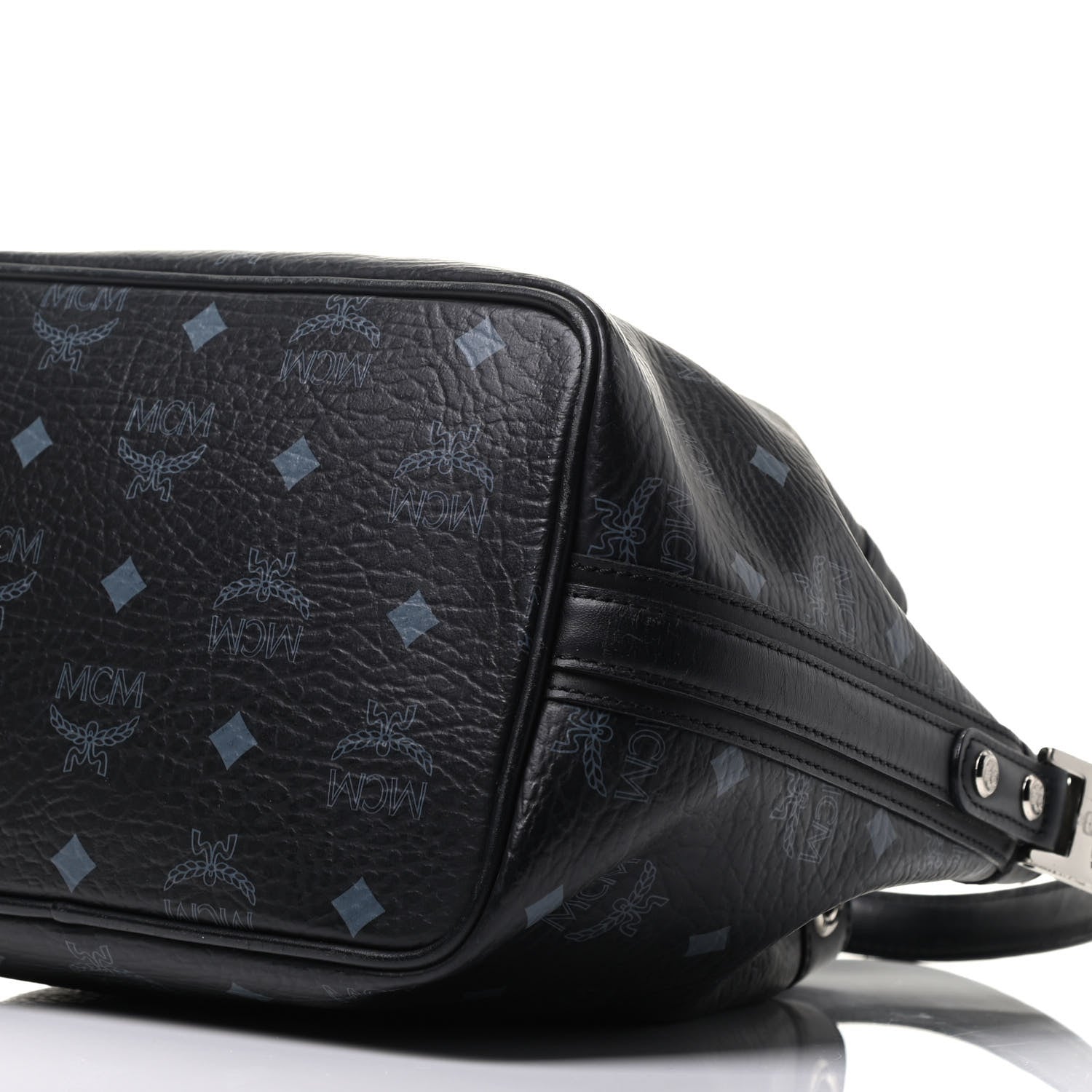 MCM Visetos Essential Drawstring Bucket Bag Black 13 of 15