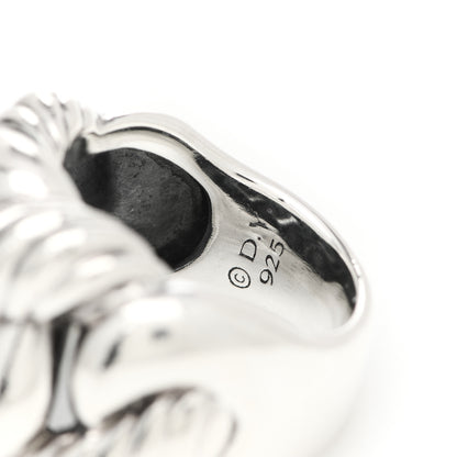 David Yurman Sterling Silver Woven Cable Ring 54 7 4 of 4