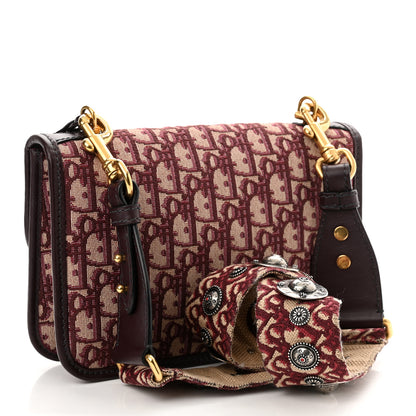 Christian Dior Oblique DiorAddict Flap Bag Burgundy 3 of 10