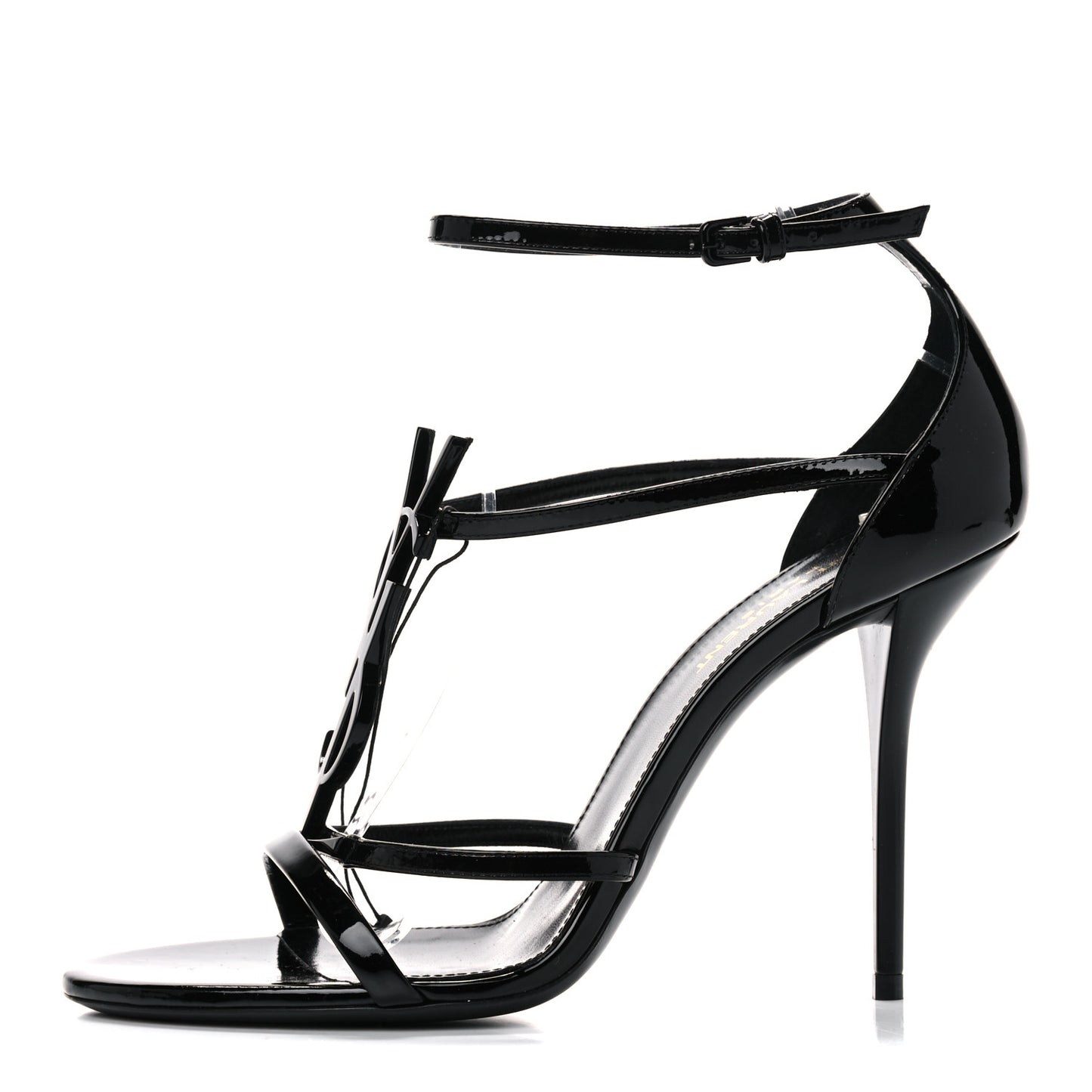 Patent Cassandra 100 Ankle Strap Sandals 39 Black