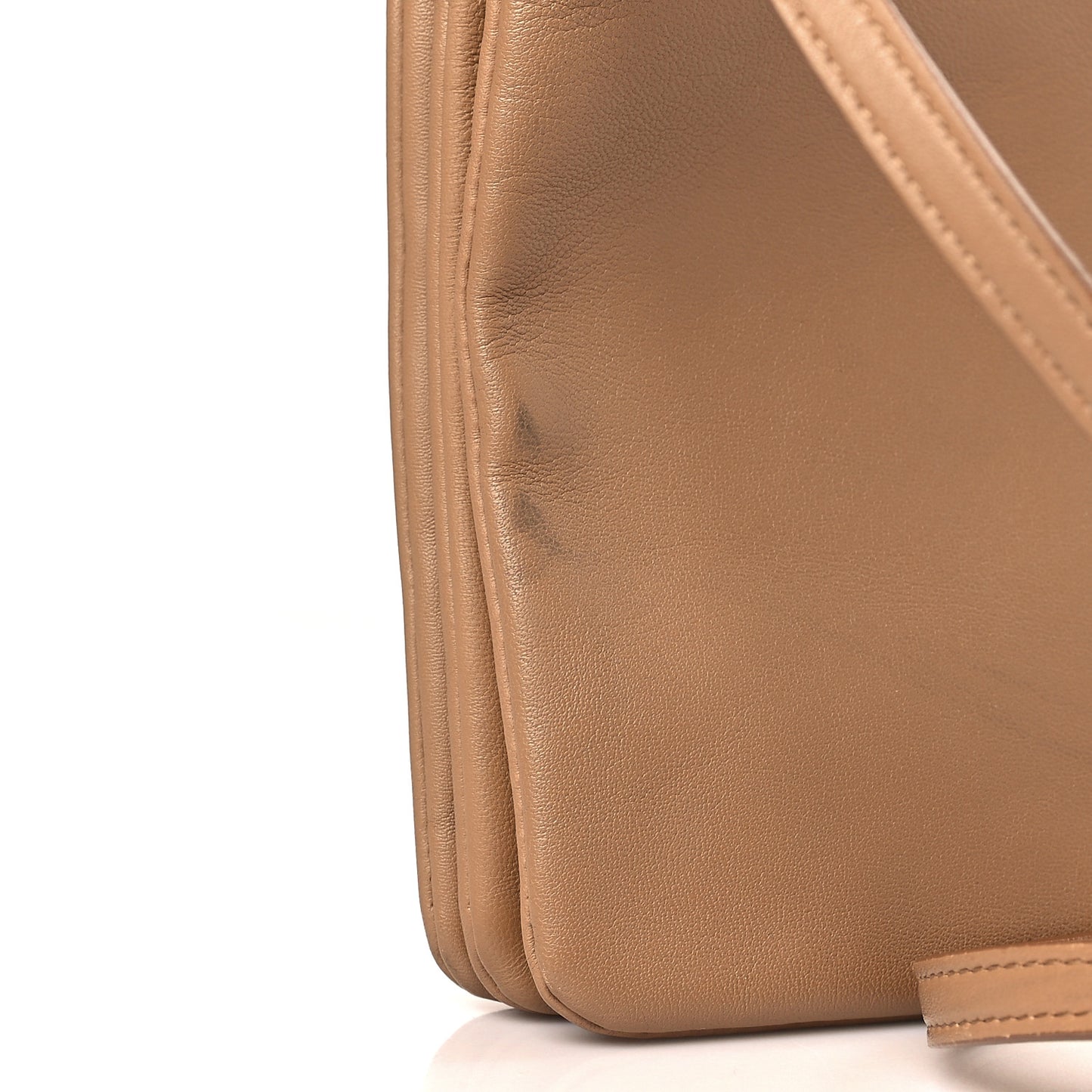Lambskin Large Trio Crossbody Bag Taupe