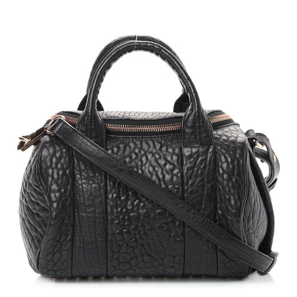 Alexander Wang Pebbled Lambskin Mini Rockie Black Rose Gold Hardware 1 of 11