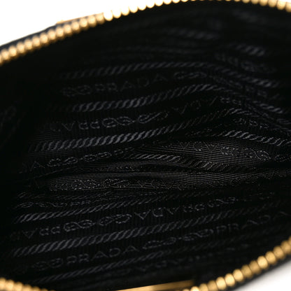 Prada Re-Nylon Tessuto Impuntu Quilted Re-Edition 1995 Chaine Pouch Black 5 of 10