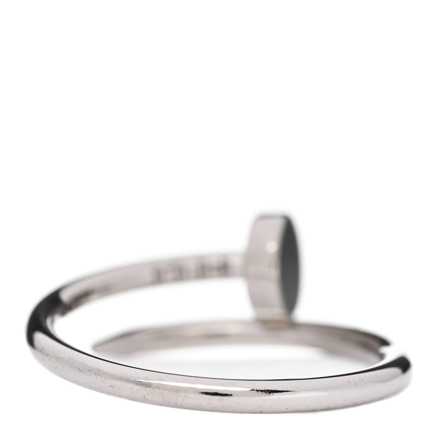 Cartier 18K White Gold Small Juste Un Clou Ring 52 6 3 of 5