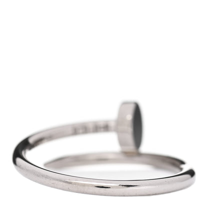 Cartier 18K White Gold Small Juste Un Clou Ring 52 6 3 of 5