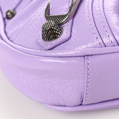 Balenciaga Agneau Arena Le Cagole Mini Purse With Chain Lilac 8 of 9