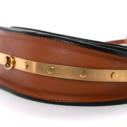 Chloe Calfskin Small Nile Bracelet Minaudiere Bag Caramel 8 of 9