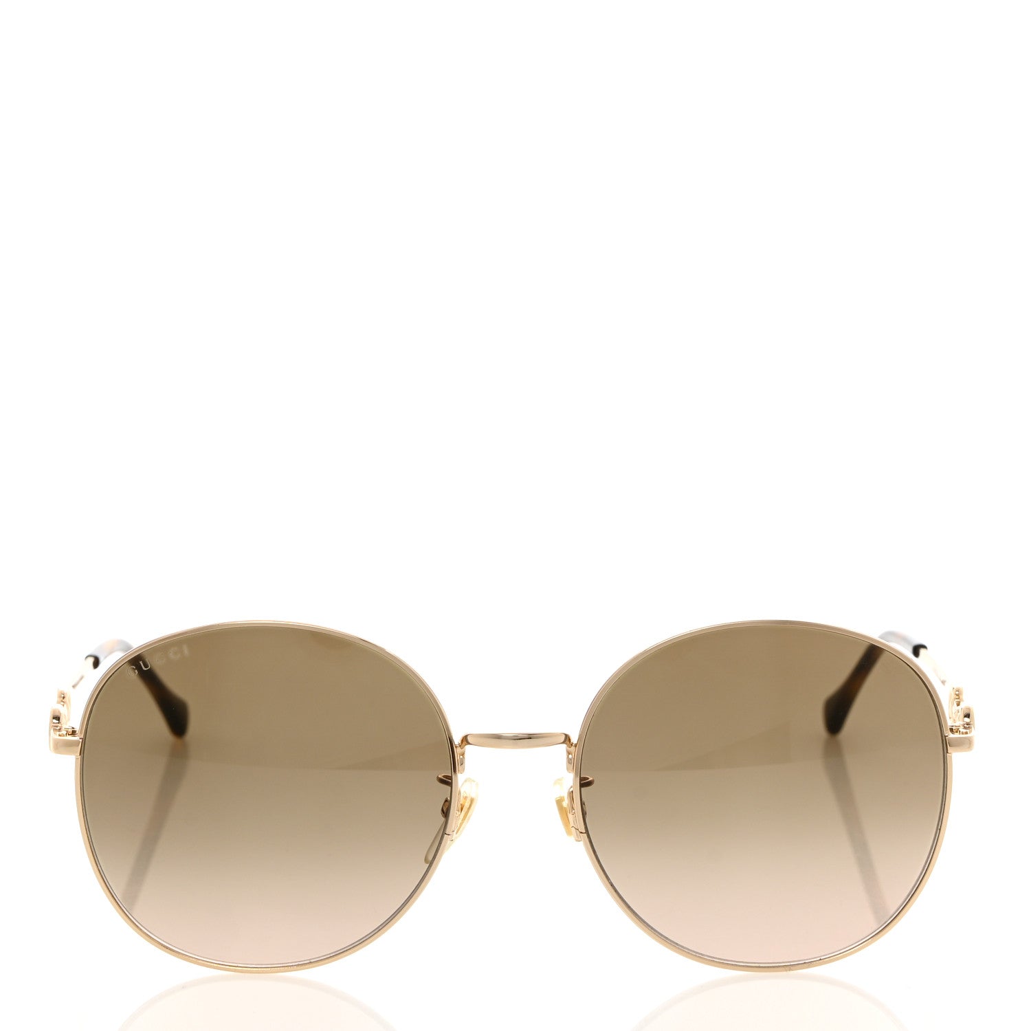 Gucci Metal Horsebit Square Sunglasses GG0881SA Gold 2 of 8