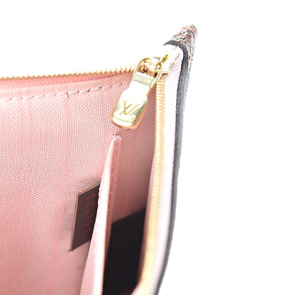 Louis Vuitton Damier Ebene Neverfull MM GM Pochette Rose Ballerine 8 of 8