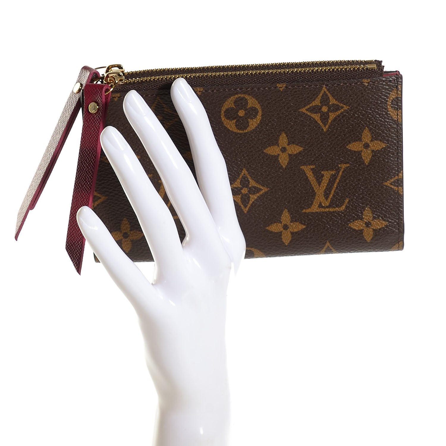 Louis Vuitton Monogram Adele Compact Wallet Fuchsia 2 of 8