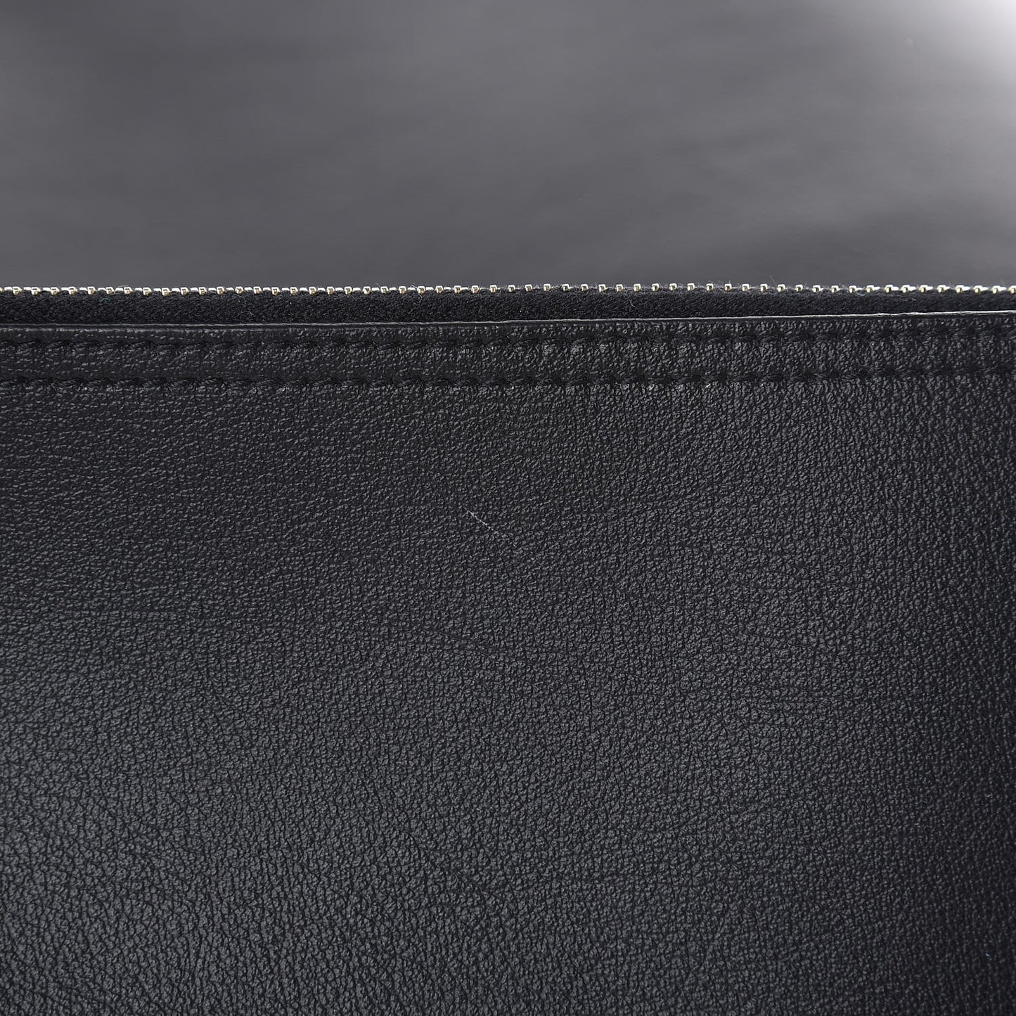 Calfskin Medium Shopping Tote Black