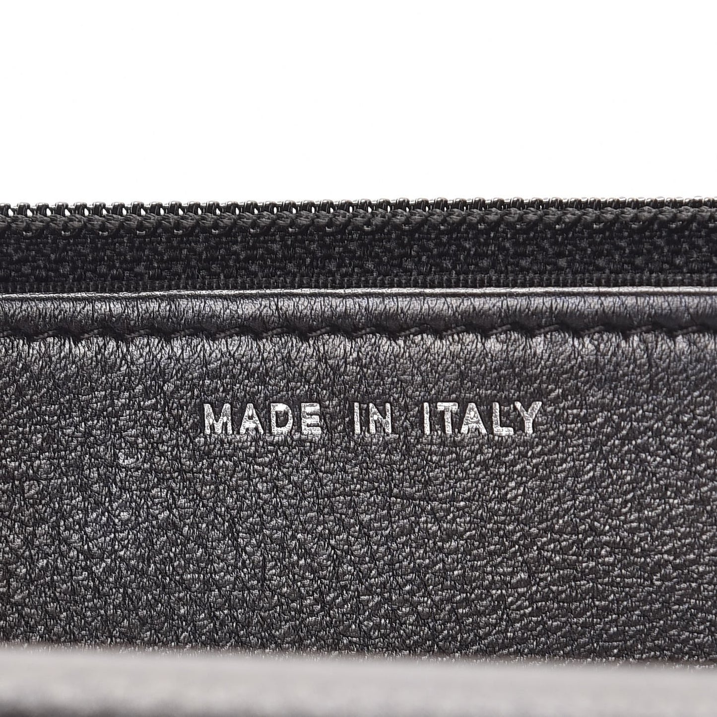 Calfskin Quilted Boy Wallet On Chain WOC Black