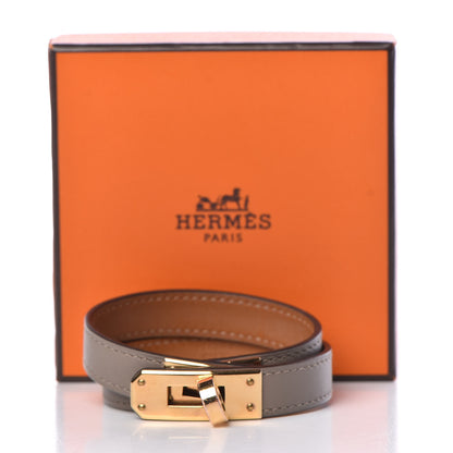 Hermes Swift Kelly Double Tour Bracelet T3 Gris Asphalt 9 of 9