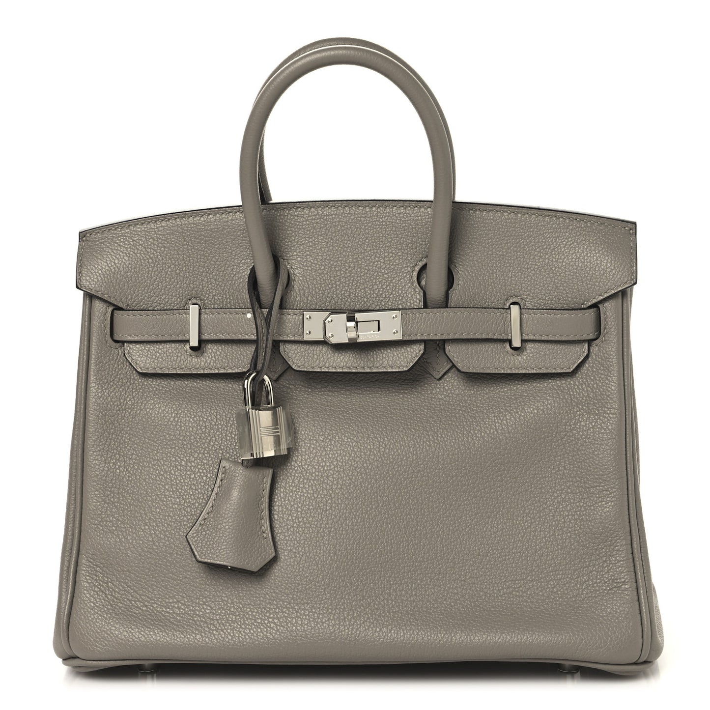 Taurillon Novillo Birkin 25 Gris Asphalte