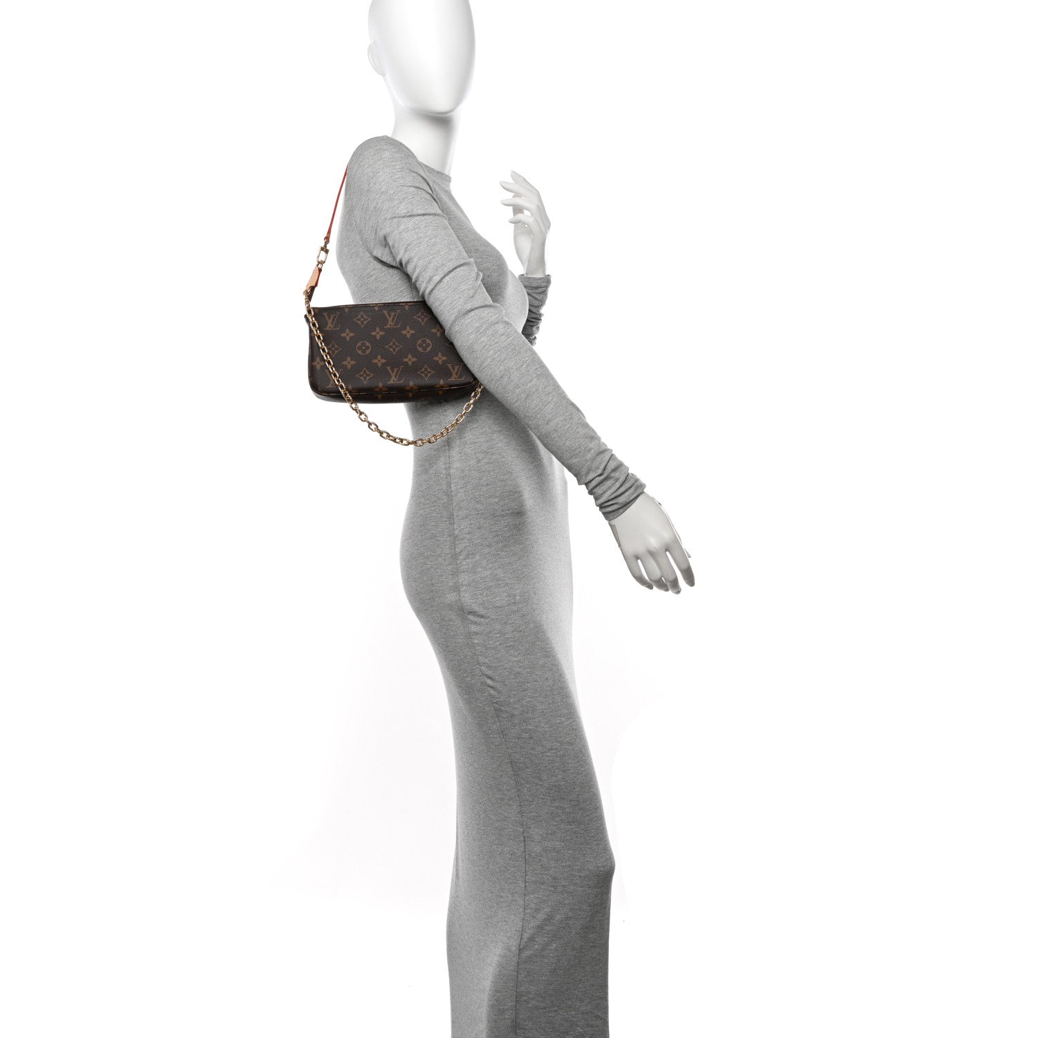 Louis Vuitton Monogram Chain Pochette Accessories 2 of 10