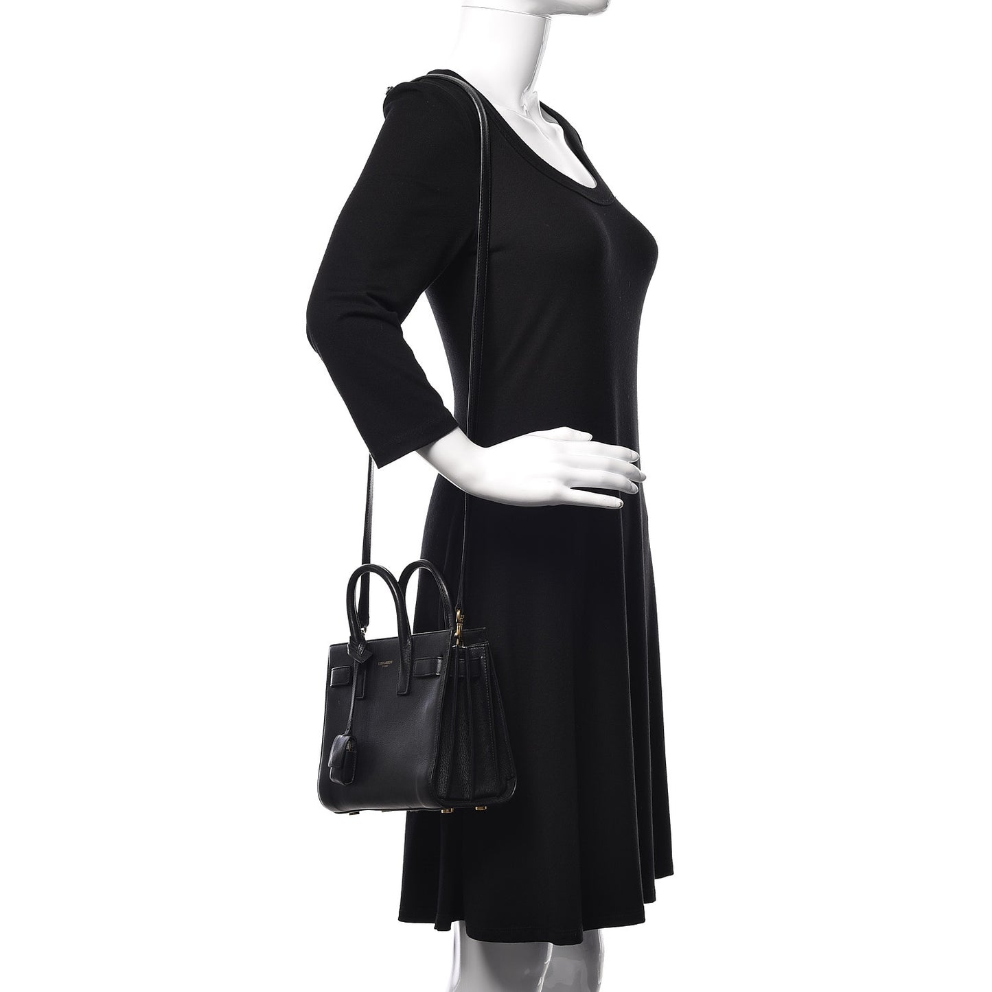 Calfskin Nano Sac de Jour Black