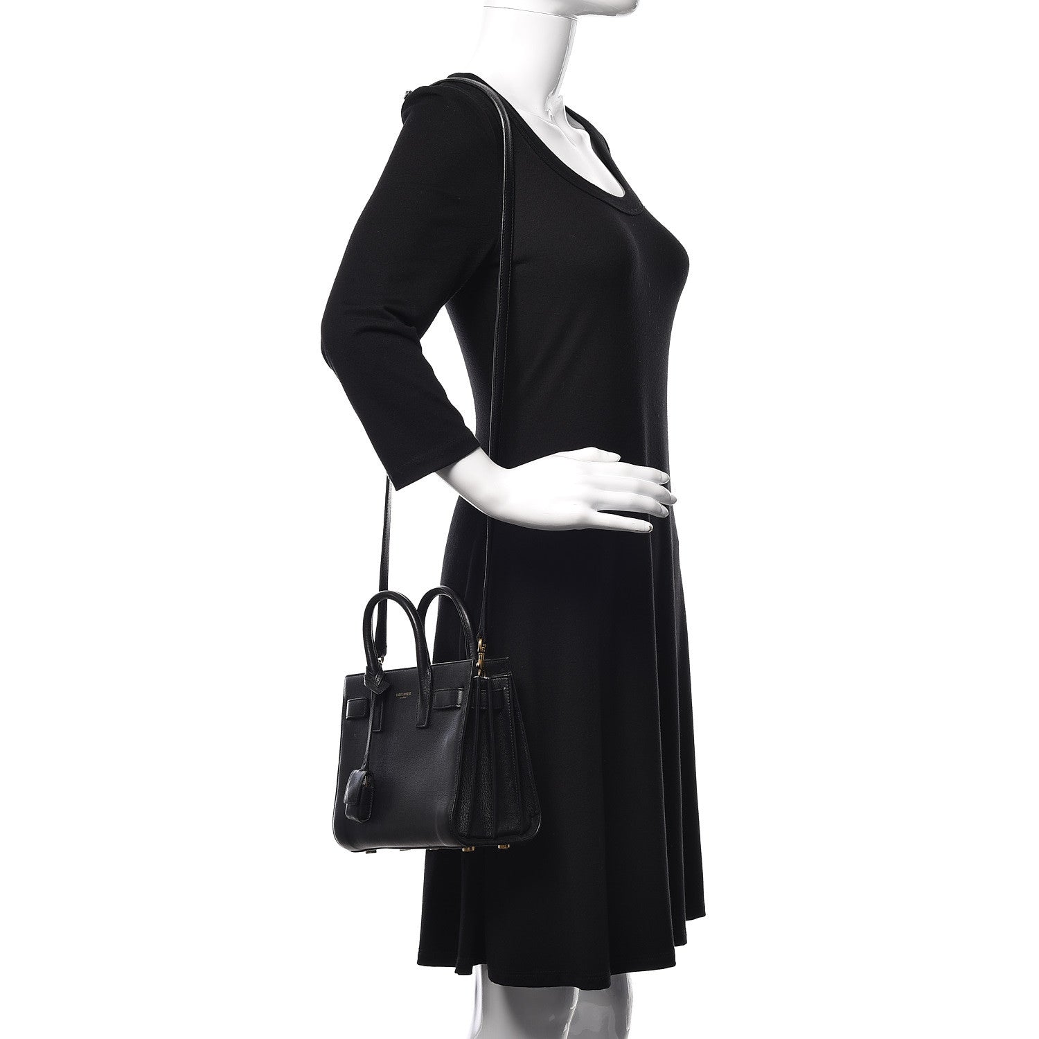 Saint Laurent Calfskin Nano Sac de Jour Black 2 of 11