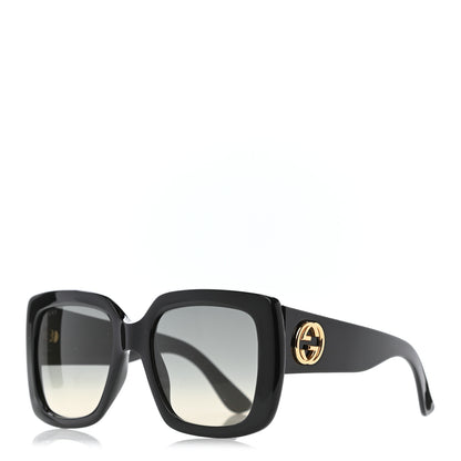Gucci Acetate Square Frame Sunglasses GG0141S Black 1 of 5