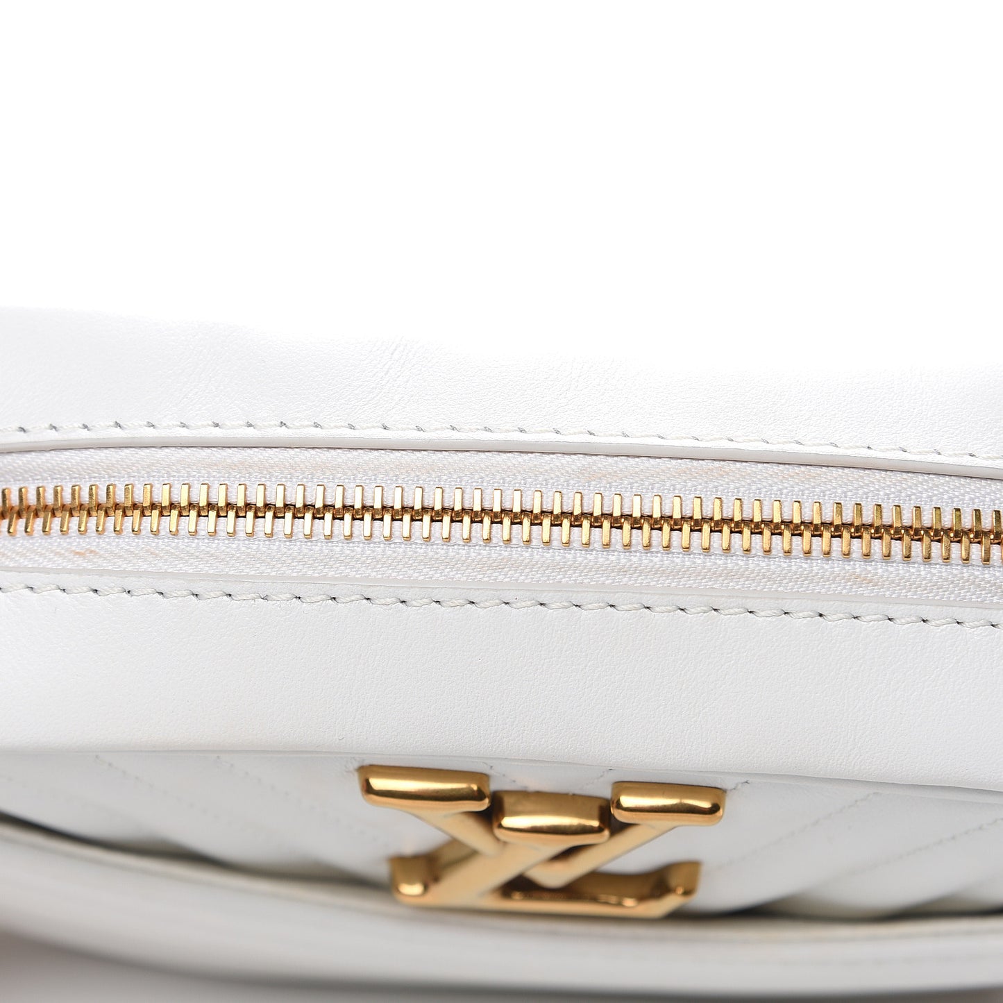 Calfskin New Wave Camera Bag White