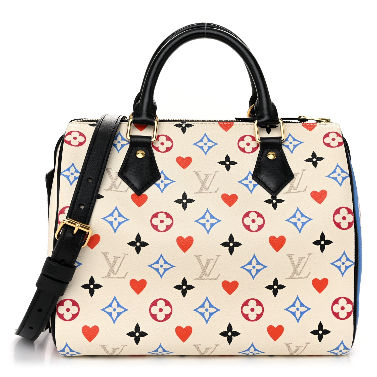 Louis Vuitton Game On Speedy Bandouliere 25 White 1 of 9