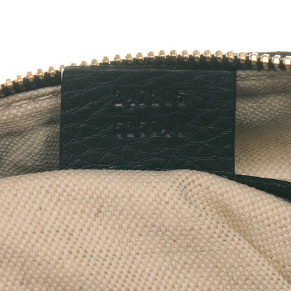 Gucci Calfskin Vintage Web Medium Boston Navy 7 of 8